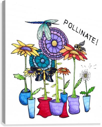 Pollinate Canvas Print