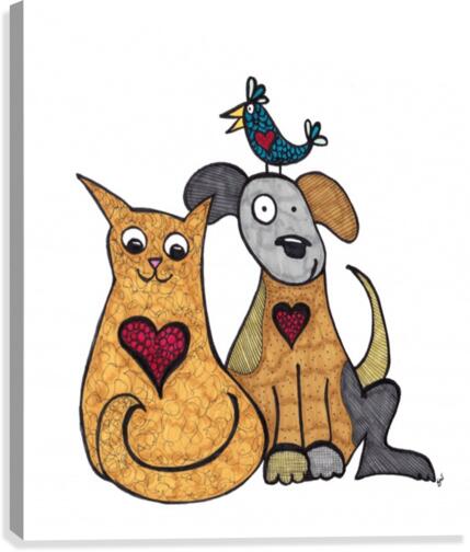 BFFs Canvas Print