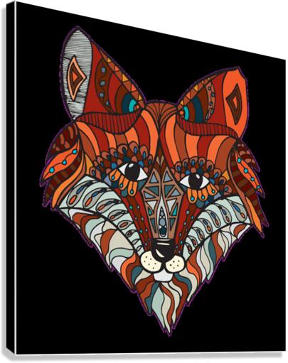 Fox Face Canvas Print