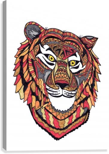 Tiger View Canvas Print