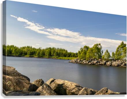 Calm River Canvas Print