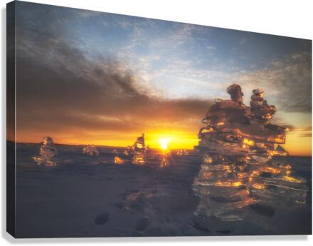 Hot Meets Cold Canvas Print