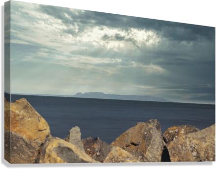 Rocky Rays Canvas Print