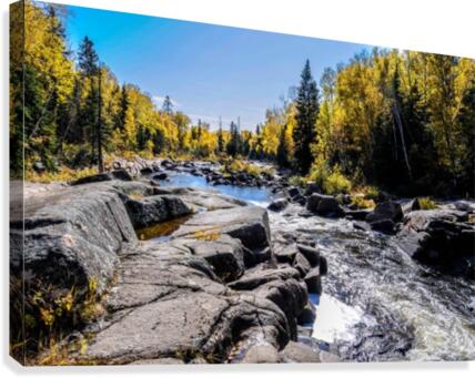 River Bed Canvas Print