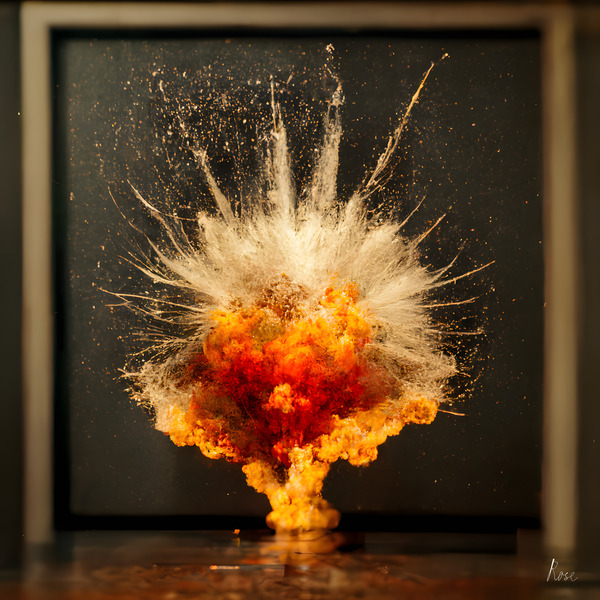 Explosive Diorama Print