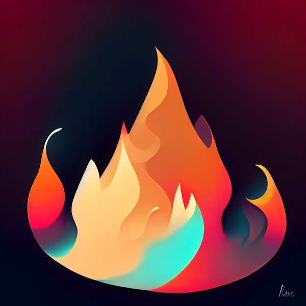 Fire Elemental Print