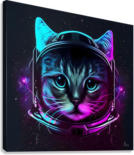 Astro Cat Canvas Print