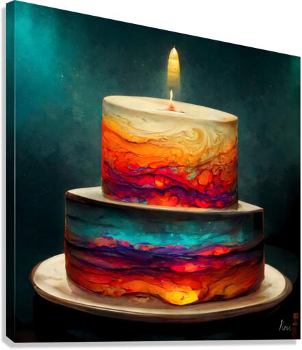 Birthday Cake Canvas Print