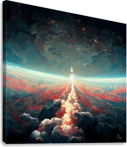 Escape the Clouds Canvas Print