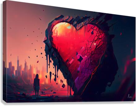 Broken Heart Canvas Print