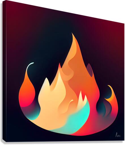 Fire Elemental Canvas Print