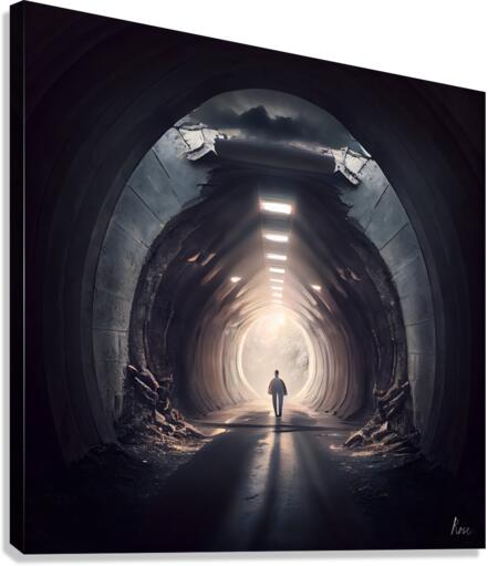Reaching the End Canvas Print