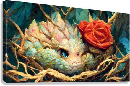 Slumbering Dragon Canvas Print