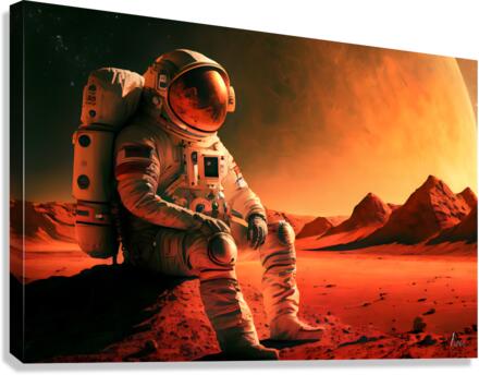 Pondering another world Canvas Print