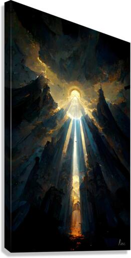 Light Breaking Through Canvas Print