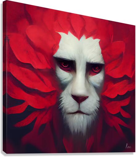 Red Lion Canvas Print