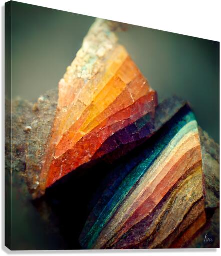 Rainbow Rocks Canvas Print