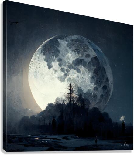 Moon Rise Canvas Print