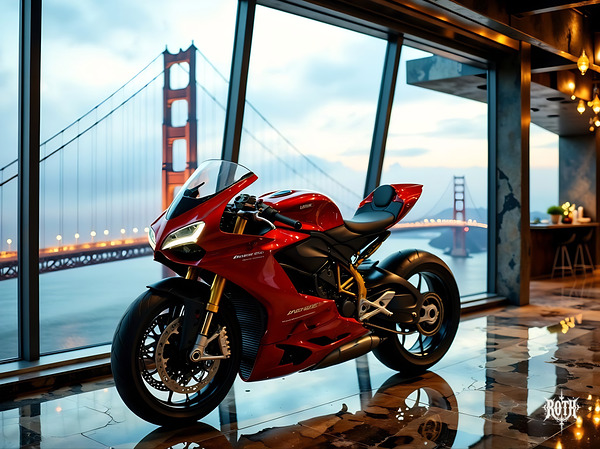 Penthouse Ducati in San Francisco by Denis Dean Roth