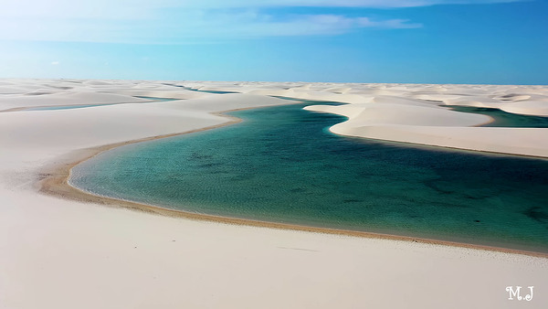 Lencois Maranhenses National Park national park of Brazil located in Maranhao Print