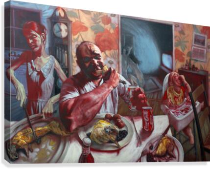 The Meat Eaters Canvas Print