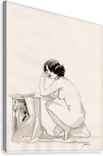 The Thinker Canvas Print