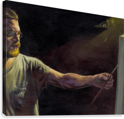 The Painter Canvas Print