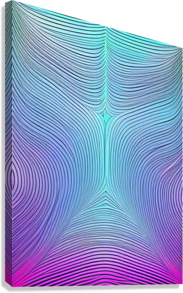 Line Geometry ~2 Canvas Print