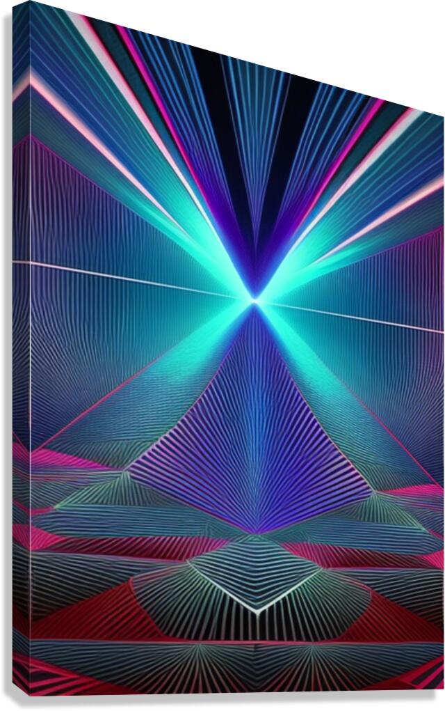 Line Geometry ~3 Canvas Print