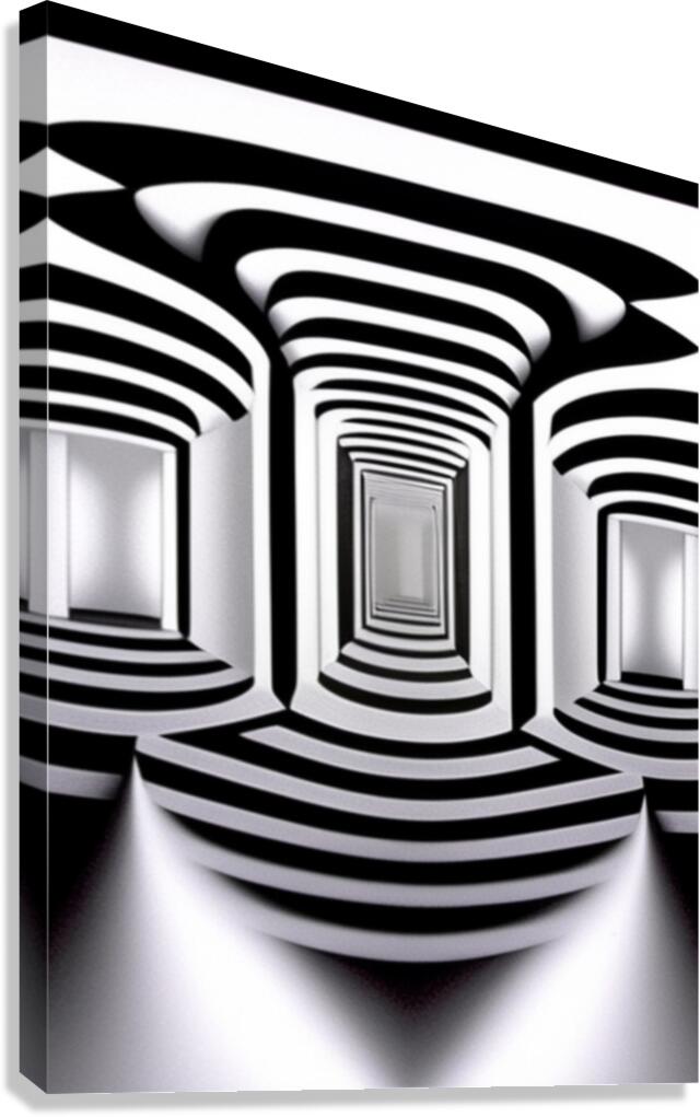 Optical Illusion ~3 Canvas Print