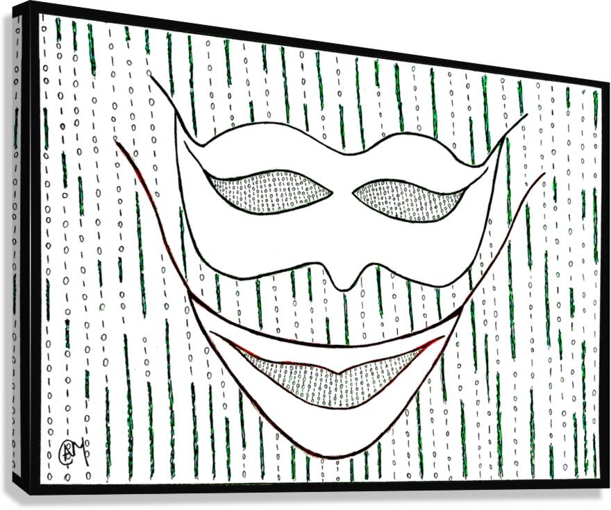 Within The Matrix Canvas Print