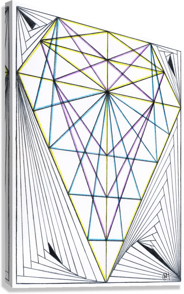 Diamond Light Canvas Print