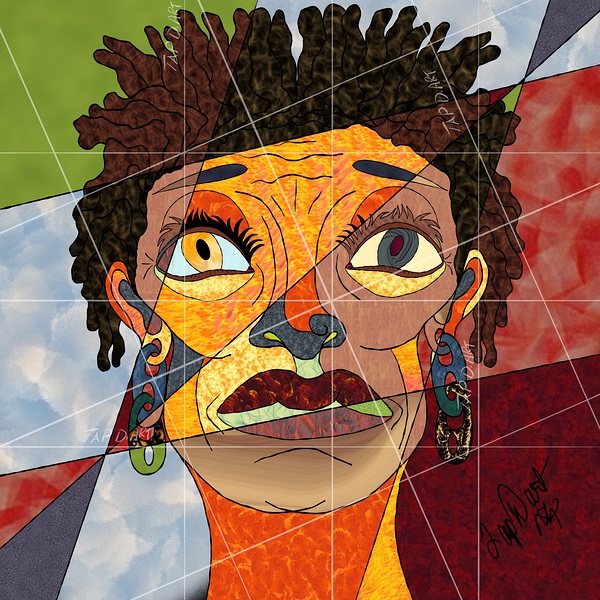 AM HERE Print