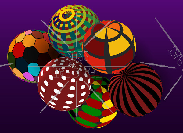 NICE BALLS Print