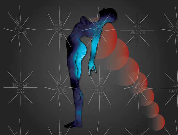 TRUST FALL SAVE ME Print