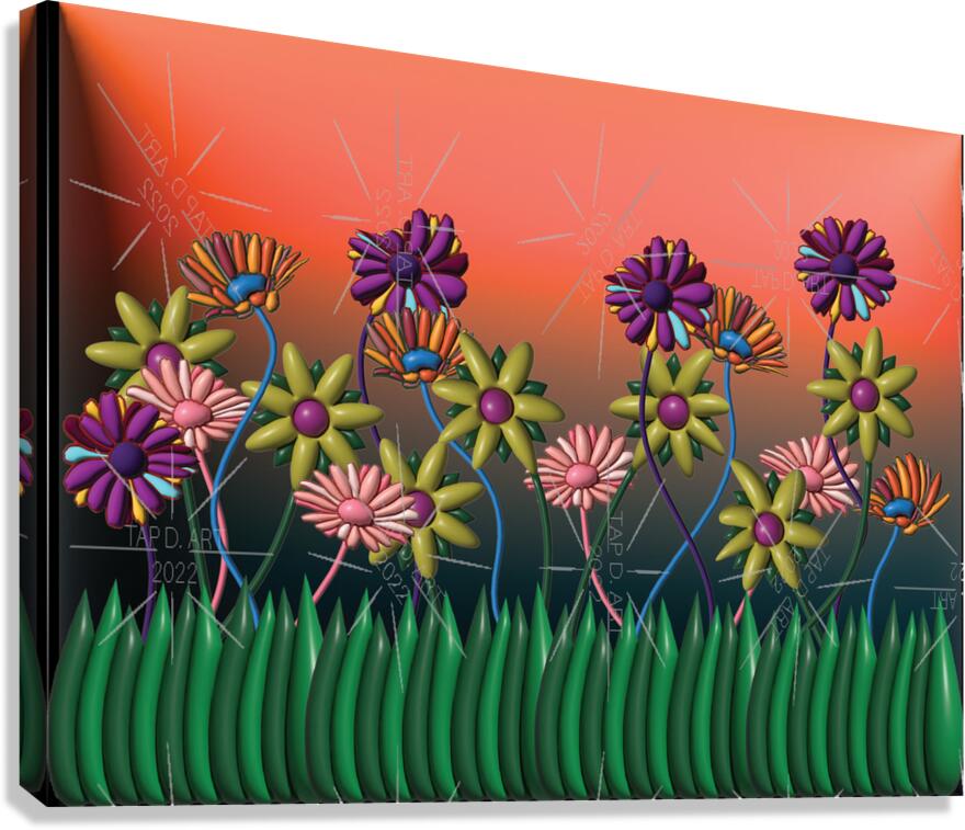 ROSEGRASS Canvas Print