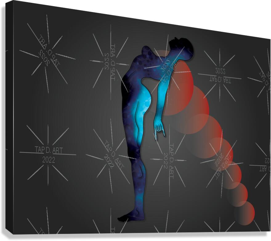 TRUST FALL SAVE ME Canvas Print