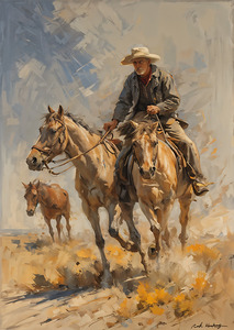 Chasing Wild Horses Across Open Fields
