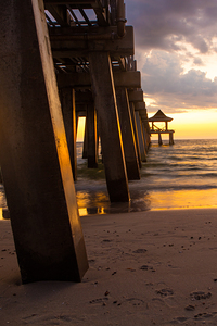 Naples Florida Pier at sunset 3577