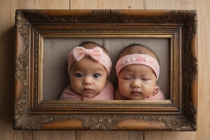 Very cute twins