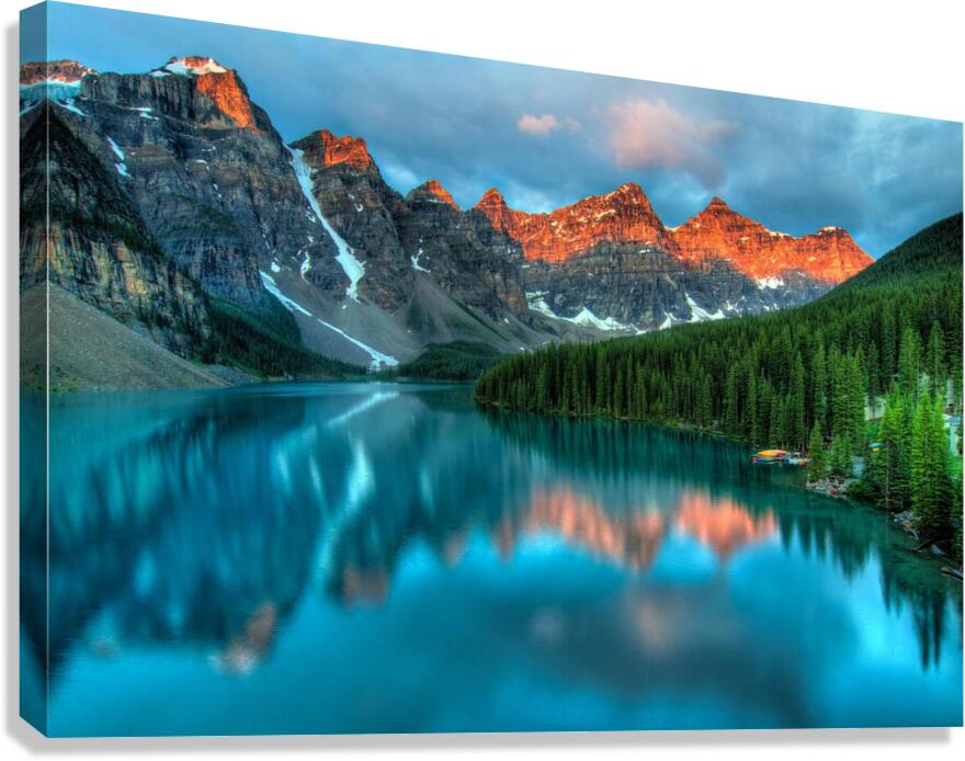 Nature Photo: Blue Sea Canvas Print