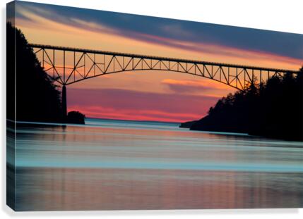 Deception Pass Bridge Canvas Print