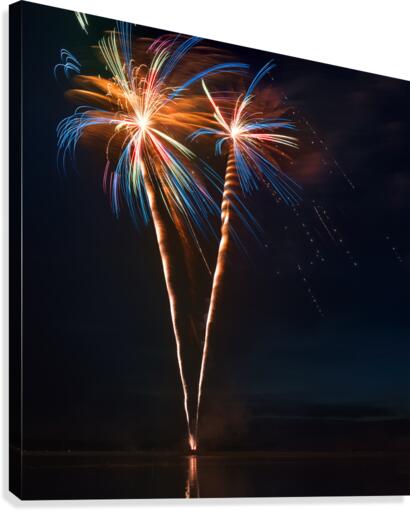 Lopez Fireworks Canvas Print