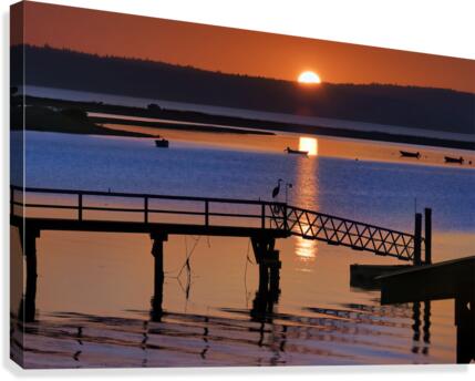 Midsummer Lopez Sunset Canvas Print