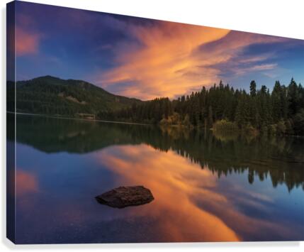 Sunset Reflection Canvas Print