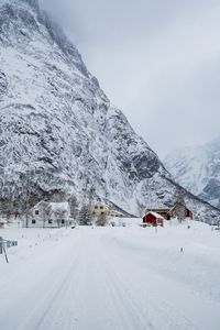 Norway Snowy Village