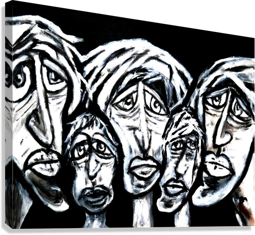 AGING GRACELESSLY Canvas Print