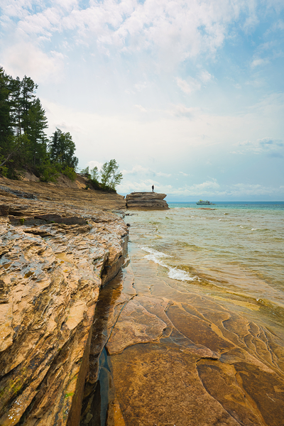 Vertical Lake Michigan Wall Art by Abellard Photography