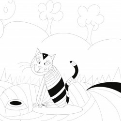 Chat abstrait