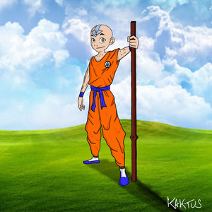 Aang en krilin